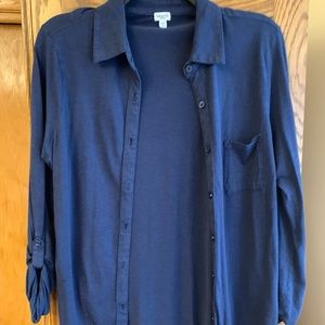 blue button up shirt by splendid